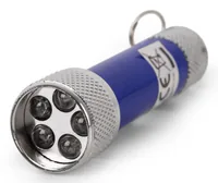 Entac Taschenlampe 5LED Schlüsselanhänger Blau
