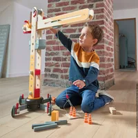 Janod Grosser Kran - Altersempfehlung ab: 3 Jahren - Material: Holz