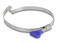 DeLOCK Butterfly Hose Clamp stainless 400 steel with bridge left-handed 80 - 100 mm 5 pieces