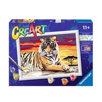 Ravensburger CreArt Majestic Tiger Color by numbers kit