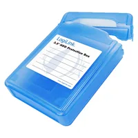 Logilink HDD Schutz-Box für 1x 8.9cm 3,5 blau wasseresist