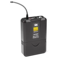 Power Dynamics PD782BP - Wandlerprinzip: Kondensator - Bauweise: Taschensender - Lavalier - Richtcharakteristik: Kugel - Anschlüsse: 3.5 mm Klinke - Signalverarbeitung: Analog - Betriebsart: Batteriebetrieb