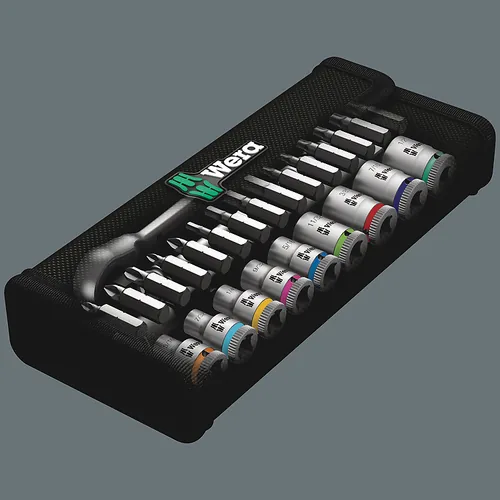 Wera Ratschen-Set 8100 SA 11 Zyklop 1/4, 28-teilig - Grösse: 1/4  - Set: Ja
