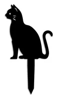 Wallxpert Gartenstecker Katze 38 x 20 cm - Produkttyp: Gartenstecker - Motiv: Katze - Detailfarbe: Schwarz - Höhe: 38 cm