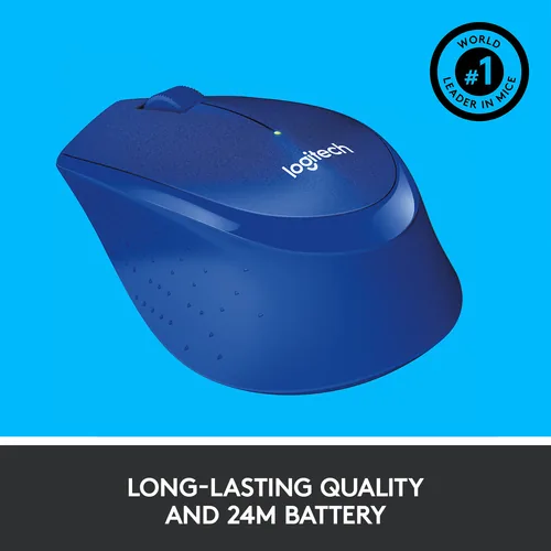 Logitech Mouse M330 SILENT PLUS Wireless Blue