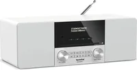 Technisat DigitRadio 3 Weiss - Radio Tuner: FM - DAB+ - Stromversorgung: Netzbetrieb - Detailfarbe: Weiss - Ausstattung: Sleep-Timer - Equalizer - Weckfunktion - Schlummerfunktion - Fernbedienung - CD-Player - Senderspeicher - Typ: Tischradio