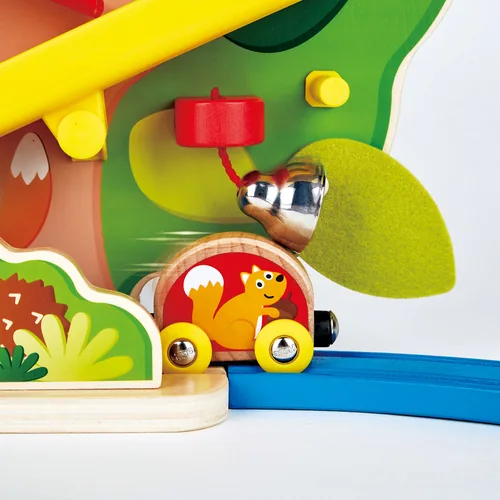 Hape Kugelbahn Eichhörnchen-Nussbahn - Altersempfehlung ab: 18 Monaten - Material: Holz - Eigenschaften: Keine Eigenschaft - Zertifikate: Fairtrade Max Havelaar