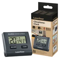 Laserliner Thermo-/Hygrometer ClimaHome-Check Black Digital - Detailfarbe: Schwarz - Typ: Thermo-/Hygrometer - Anwendungsbereich: Temperaturmessung - Luftfeuchtigkeitsmessung