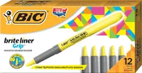BIC 811935 marker 12 pc(s) Chisel tip Yellow