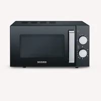Severin Mikrowelle MW7761 Schwarz - Mikrowellenleistung: 800 W - Fassungsvermögen: 20 l - Grillfunktion: Nein - Backofenfunktion: Nein - Steamfunktion: Nein - Breite: 46.5 cm