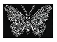 TATARUGA Samtbild A4 S29 Schmetterling