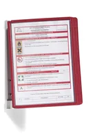 DURABLE WandSichttafelsys. VarioWall 5 Sichttafeln, rot