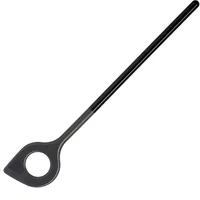 Rosti Kochlöffel New Optima mit Loch Schwarz - Eigenschaften: Keine Eigenschaft - Detailfarbe: Schwarz - Spülmaschinenfest: Ja - Material Küchenhelfer: Nylon
