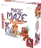 Pegasus Spiele Familienspiel Magic Maze Pocket -DE- - Sprache: Deutsch - Kategorie: Familienspiel - Altersempfehlung ab: 8 Jahren - Spieldauer: 15 min - Min. Anzahl Spieler: 2 - Max. Anzahl Spieler: 8