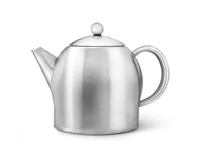 Bredemeijer Teekanne Minuet Santhee 1.4 Liter, Silber - Material: Edelstahl - Filtertyp: Kein Filter - Fassungsvermögen: 1.4 l - Kompatible Kochfelder: Manuell - nicht für Kochfelder