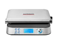 Gastroback Waffeleisen Advanced Control Black Edition - Leistung: 1600 W - Anzahl pro Durchgang: 2 - Motiv: Kein