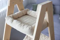 Kerbl Kratzbaum Ladder 97 cm x 39.5 cm x 134 cm - Höhe: 134 cm - Anzahl Liegeplätze: 3 × - Detailfarbe: Beige - Tierart: Katze - Produkttyp: Kletterleiter