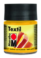 Marabu Textilfarbe 50 ml, Mittelgelb - Art: Textilfarbe - Detailfarbe: Gelb - Set: Nein - Verpackungseinheit: 1 Stück