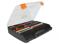Delock Schrumpfschlauch 590-teilig Sortimentsbox, Mehrfarbig - Detailfarbe: Mehrfarbig - Länge: 0.05 m - Durchmesser: 4.5 mm - 1.5 mm - 1 mm - 2 mm - 3 mm - 10 mm - 6 mm - 19 mm - 13 mm - 25 mm - Material: Polyolefin