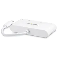 USB-C ADAPTER MULTIPORT DVI DVI-I RJ45 USB-A