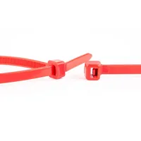 WKK 11032271 serre-câbles Attache de câble détachable Plastique Rouge 100 pièce(s)