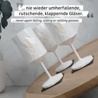 Silwy Magnet-Kunststoffglas Wein Cheers - Produkttyp: Weinglas - Material: Kunststoff - Biologisch abbaubar: Nein - Zertifikate: Keine Zertifizierung - Set: Nein - Zusammenklappbar: Nein