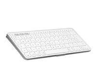 Logitech Tastatur Keys-To-Go 2 Apple Pale grey - Tastatur Typ: Mobile - Tastaturlayout: QWERTZ (CH) - Tastatur Features: Hotkeys - Medientasten - Easy Switch - Keyboard Tasten: Chiclet (Notebook) - Detailfarbe: Weiss - Grau - Ziffernblock: Nein