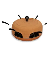 OHMEX Pizzaofen Mini für 6 Personen - Anzahl Personen: 6 - Detailfarbe: Braun - Leistung: 1000 W - Produkttyp: Pizzadom