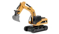 Amewi Mini Bagger 1:64 RTR - Detailfarbe: Gelb - Altersempfehlung ab: 6 Jahren - Benötigt zur Fertigstellung: Kein weiteres Zubehör nötig - Kapazität Wattstunden: 0.74 Wh - Modelltyp: Baumaschine