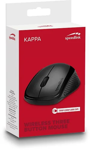 SPEEDLINK KAPPA Wireless Mouse 630011BK black