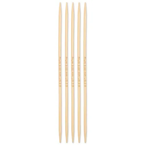 Prym 1530 Strumpfstricknadel BAMBUS 3.00 mm, 15 cm - Material: Bambus - Produkttyp: Strumpfstricknadel