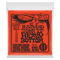 Ernie Ball Gitarrensaiten 2624 8-String Skinny Top HBS – 09-80 - Packungsgrösse: Satz - Zu Instrument: E-Gitarre - Saitenanzahl: 8-Saiter