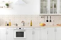 d-c-fix Wanddekoration Vintage Flowers 6 Stück, 30.5 x 30.5 cm - Motiv: Vintage - Detailfarbe: Weiss - Beige - Detailmaterial: Polyvinylchlorid (PVC) - Grundmaterial: Kunststoff - Produkttyp: Wanddekoration