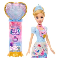 Disney Princess Spielset Jewel Reveal Cinderella -Puppe Assortiert - Puppenreihe: Disney Princess - Altersempfehlung ab: 3 Jahren