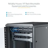 12U 36IN SERVER RACK CABINET .