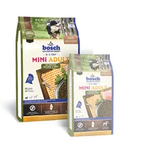 Bosch Tiernahrung Trockenfutter Mini Adult Geflügel & Hirse, 3 kg - Tierbedürfnis: Gelenke & Beweglichkeit - Verdauung - Magen & Darm - Nachhaltigkeit: Nicht angegeben - Lebensphase: Adult - Produkttyp: Alleinfutter - Packungsgrösse: 3 kg - Fleischsorte: 