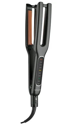 Revlon Haarglätter Double Straight - Ionentechnologie: Nein - Haarglätter Eigenschaften: Automatische Sicherheitsabschaltung - Glätten - Verriegelungsmechanismus - Einstellbare Temperatur - Material Glättplatten: Keramik - Anwender: Heimanwender
