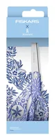 Fiskars Schere Rörstrand Hellblau, 21 cm - Bedienungsseite: Universal - Klingenmaterial: Edelstahl - Detailfarbe: Hellblau - Anwender: Erwachsene - Länge: 21 cm