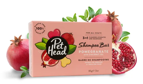 Pet Head Pomegranate 3-IN-1 Shampoo Bar