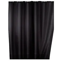 Wenko Duschvorhang Anti-Schimmel 180 x 200 cm, Schwarz - Produkttyp: Duschvorhang - Detailfarbe: Schwarz - Breite: 180 cm - Höhe: 200 cm - Detailmaterial: Polyester (PES) - Grundmaterial: Kunststoff
