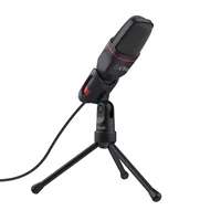 Trust Mikrofon GXT 212 Mico - Typ: Einzelmikrofon - Bauweise: Desktop - Anwendungsbereich: Voice-Chat / Gaming - Wandlerprinzip: Kondensator - Richtcharakteristik: Kugel - Umschaltbare Richtcharakteristik: Nein