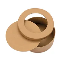 Glorex Papp-Schachtel Passepartout, 13 x 5 cm 1 Stück - Form: Rund - Verpackungseinheit: 1 Stück - Papp-Art: Papp-Dose