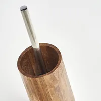 Zeller Present WC-Bürstengarnitur Akazie Braun - Art: Toilettenbürsten-Set - Detailfarbe: Braun - Detailmaterial: Holz - Kunststoff - Grundmaterial: Holz - Kunststoff