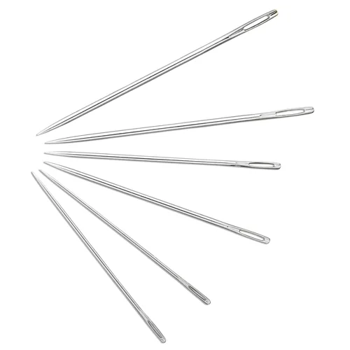 Prym Stopfnadel Nr. 5/0-1/0, 6 Stück - Verpackungseinheit: 6 Stück - Detailfarbe: Silber - Produkttyp: Stopfnadel