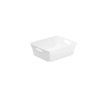 Rotho Aufbewahrungsbox Living Box C6 / 1 Liter Weiss - Produkttyp: Aufbewahrungsbox - Detailfarbe: Weiss - Breite: 15.1 cm - Höhe: 6 cm - Tiefe: 18.6 cm - Volumen: 1 l
