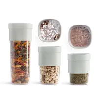 Lékué Vorratsdose Grün, 3er Set - Produkttyp: Vorratsdose - Materialtyp: Kunststoff - Material: Polypropylen (PP) - Detailfarbe: Grün - Set: Ja - Verpackungseinheit: 3 Stück