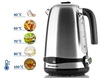 Hyundai VK770 electric kettle 1.7 L 2200 W Stainless steel