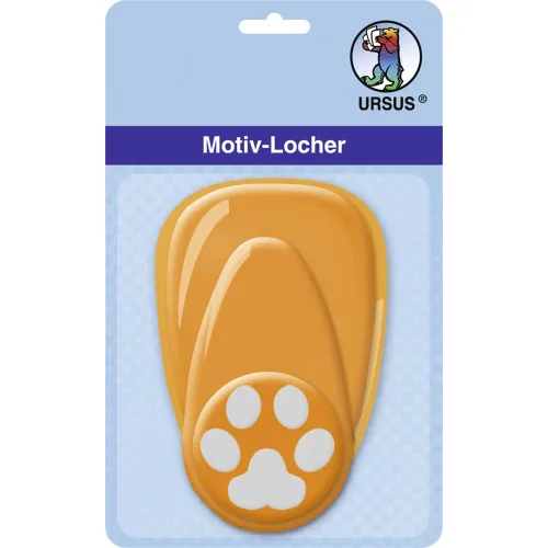 URSUS Motivstanzer Pfote mittel, 2.54 cm - Durchmesser: 2.54 cm - Motiv: Pfote