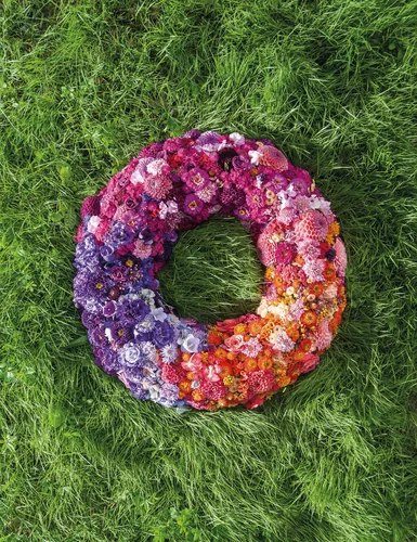 Opiflor Steckschaumkranz Ringo 40 cm - Detailfarbe: Grün