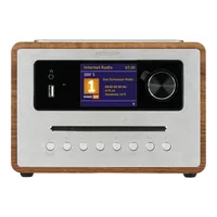 Noxon DAB+ Radio IRadio 500 CD – Walnuss - Radio Tuner: Internetradio - FM - DAB+ - Stromversorgung: Netzbetrieb - Detailfarbe: Braun - Ausstattung: Sleep-Timer - Equalizer - Display - Weckfunktion - Schlummerfunktion - Fernbedienung - CD-Player - App - S